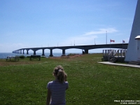 01000LeRoRe - Vacation 2004 - Julia and Confederation Bridge from Borden Point, PEI  Peter Rhebergen - Each New Day a Miracle